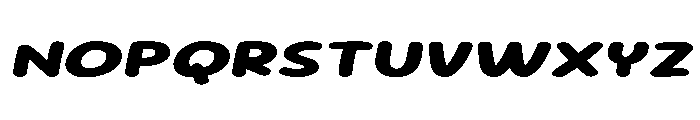 Sour Gummy Expanded ExtraBold Italic Font UPPERCASE