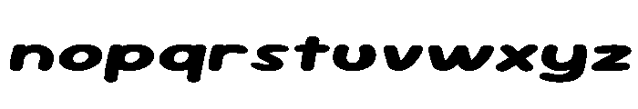 Sour Gummy Expanded ExtraBold Italic Font LOWERCASE