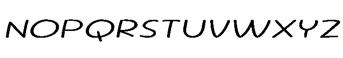 Sour Gummy Expanded ExtraLight Italic Font UPPERCASE