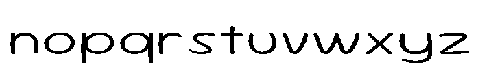 Sour Gummy Expanded ExtraLight Font LOWERCASE