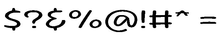 Sour Gummy Expanded Light Font OTHER CHARS