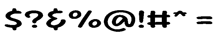 Sour Gummy Expanded Medium Font OTHER CHARS