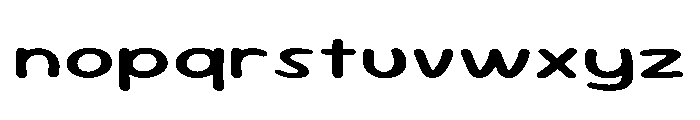Sour Gummy Expanded Medium Font LOWERCASE