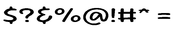 Sour Gummy Expanded Regular Font OTHER CHARS