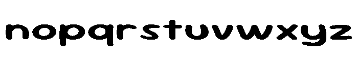 Sour Gummy Expanded SemiBold Font LOWERCASE