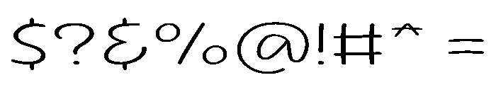 Sour Gummy Expanded Thin Font OTHER CHARS