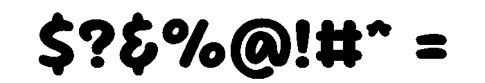 Sour Gummy ExtraBold Font OTHER CHARS