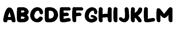 Sour Gummy ExtraBold Font UPPERCASE