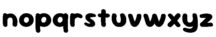 Sour Gummy ExtraBold Font LOWERCASE