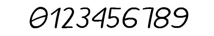 Sour Gummy ExtraLight Italic Font OTHER CHARS