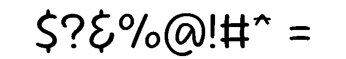 Sour Gummy Light Font OTHER CHARS
