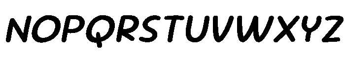 Sour Gummy Medium Italic Font UPPERCASE