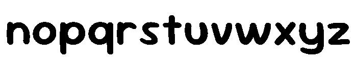 Sour Gummy SemiBold Font LOWERCASE