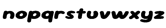 Sour Gummy SemiExpanded Black Italic Font LOWERCASE