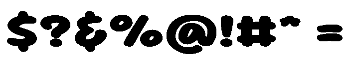 Sour Gummy SemiExpanded Black Font OTHER CHARS