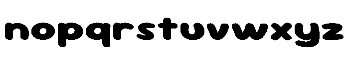 Sour Gummy SemiExpanded Black Font LOWERCASE