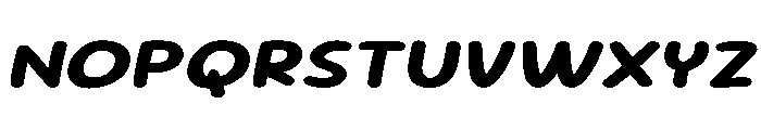 Sour Gummy SemiExpanded Bold Italic Font UPPERCASE
