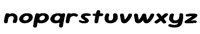 Sour Gummy SemiExpanded Bold Italic Font LOWERCASE