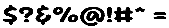 Sour Gummy SemiExpanded Bold Font OTHER CHARS