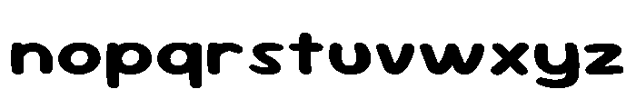 Sour Gummy SemiExpanded Bold Font LOWERCASE