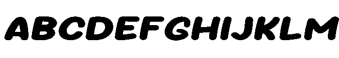 Sour Gummy SemiExpanded ExtraBold Italic Font UPPERCASE
