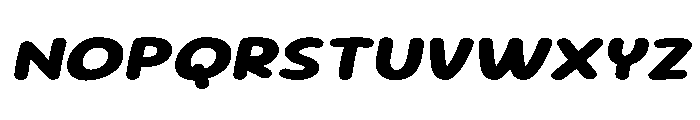 Sour Gummy SemiExpanded ExtraBold Italic Font UPPERCASE