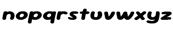 Sour Gummy SemiExpanded ExtraBold Italic Font LOWERCASE