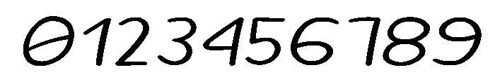 Sour Gummy SemiExpanded ExtraLight Italic Font OTHER CHARS