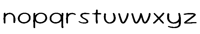 Sour Gummy SemiExpanded ExtraLight Font LOWERCASE