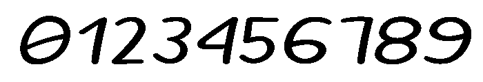 Sour Gummy SemiExpanded Light Italic Font OTHER CHARS