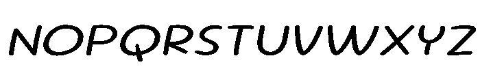 Sour Gummy SemiExpanded Light Italic Font UPPERCASE