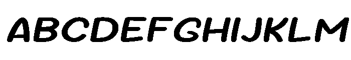 Sour Gummy SemiExpanded Medium Italic Font UPPERCASE