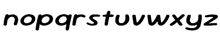 Sour Gummy SemiExpanded Medium Italic Font LOWERCASE