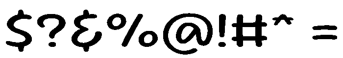 Sour Gummy SemiExpanded Regular Font OTHER CHARS