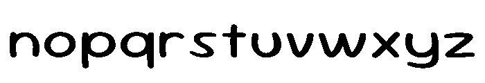 Sour Gummy SemiExpanded Regular Font LOWERCASE