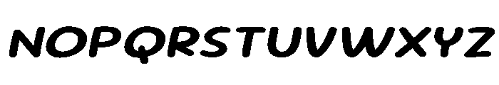 Sour Gummy SemiExpanded SemiBold Italic Font UPPERCASE