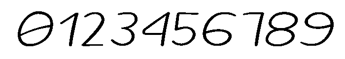 Sour Gummy SemiExpanded Thin Italic Font OTHER CHARS
