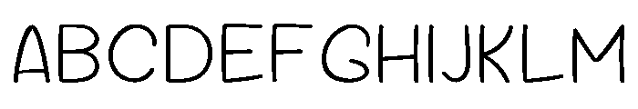Sour Gummy Thin Font UPPERCASE