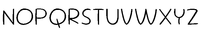 Sour Gummy Thin Font UPPERCASE