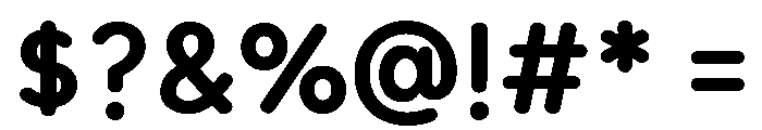 Soyo Maple Bold Font OTHER CHARS