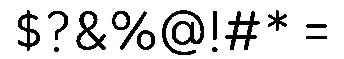 Soyo Maple Regular Font OTHER CHARS