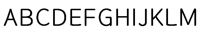 Soyo Maple Regular Font UPPERCASE