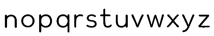 Soyo Maple Regular Font LOWERCASE