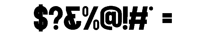 SOFINA-Bold Font OTHER CHARS