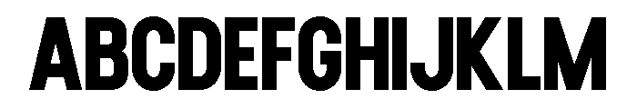 SOFINA-Bold Font UPPERCASE