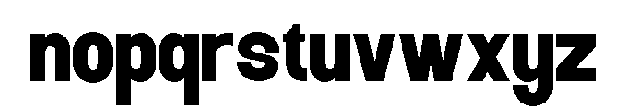SOFINA-Bold Font LOWERCASE