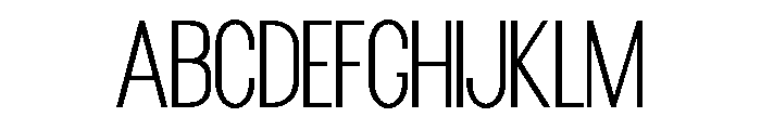 SOFINA-Regular Font UPPERCASE