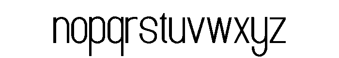 SOFINA-Regular Font LOWERCASE