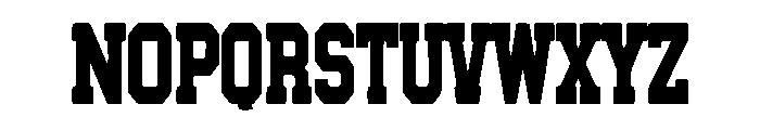 Soccer Football Jers Font UPPERCASE