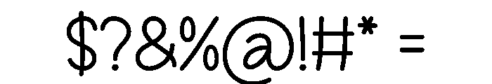 Social Center Font OTHER CHARS